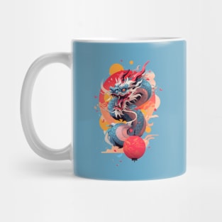 Asian Style Dragon Art Mug